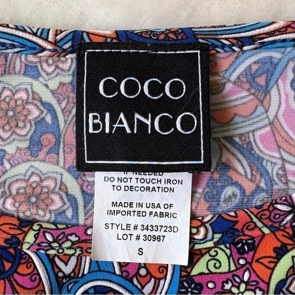 Hippie Boho Statement Piece Big Bell Sleeves
Rich Vibrant Multi Color EUC Small - Picture 8 of 13